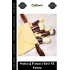 #MakyajSeti Yumuşak Kıl Hızlı Kuruma Özellikli Profesyonel Kozmetik Makyaj Fırçası Seti 13 Parça