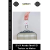 #Tartı Hassas Kancalı Valiz Kantarı Pazar 35 Kg Yaylı 2si 1 Arada İbreli El Tartısı Metre