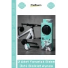 #Ayna 360 Derece Dönebilen Geniş Açılı Konveks 2 Adet Yuvarlak Gidon Üstü Bisiklet Aynası