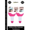 Özel Üretim Maskara Eyeliner Uygulama Aparatı Pratik Makyaj Aksesuarı Silikon Göz Makyajı Yardımcısı