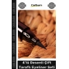 Yaratıcı Dekoratif Çift Taraflı Yoğun Siyah Pigment Makyaj 4lü Desenli Çift Taraflı Eyeliner Seti