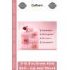#MakyajSeti Premium Sıvı Krem Allık Dudak Yanak Lip and Cheek Suya Dayanıklı Makyaj 3lü Set