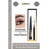 #Kozmetik Siyah Suya Dayanıklı Dolgun Kalıcı Eyeliner Maskara Kalem 3ü 1 Arada Göz Makyajı Seti