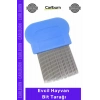 #Petshop Profesyonel Tasarım Metal Dişli Saç Derisi Dostu Kaymaz Saplı Hijyenik Sağlıklı Bit Tarağı