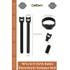 #Organizer Naylon Siyah Çok Amaçlı Organizer Şık 10lu Cırt Cırtlı Kablo Düzenleyici Kelepçe Seti - 15cm