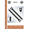 #Organizer Naylon Siyah Çok Amaçlı Organizer Şık 10lu Cırt Cırtlı Kablo Düzenleyici Kelepçe Seti - 15cm