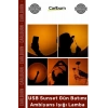 #GeceLambası Fotoğraf Video Çekim Esnek Gövde Taşınabilir USB Sunset Gün Batımı Ambiyans Işığı Lamba