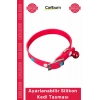 #Petshop Yumuşak Konforlu Ayarlanabilir Şık Dayanıklı Su Geçirmez Esnek Hafif Silikon Kedi Tasması