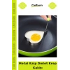 Özel Üretim Yanmaz Yapışmaz Çelik Kahvaltı Sunum Şekilli Mutfak Gereçleri Metal Kalp Omlet Krep Kalı