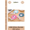 #BardakIsıtıcı Karbon Fiber Isıtma Pedli Taşınabilir Ofis Masaüstü Şık USB Silikon Bardak Altı Isıtıcı