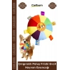 #Petshop İnteraktif Sesli Isırma Çekiştirme Yumuşak Çıngıraklı Peluş Frizbi Evcil Hayvan Oyuncağı