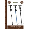 #Baston Dağcılık Amortisörlü 110cm Outdoor Sağlam Led Işıklı Anti Şok Teleskopik Yürüyüş Batonu
