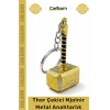 Özel Üretim Karakter Figür Hediye Koleksiyon Thor Çekici Mjolnir Metal Anahtarlık