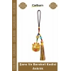 #Askılık Maneki Neko Altın Renk Püsküllü Dekoratif Araba Dikiz Aynası Şans Bereket Kedisi Askılık