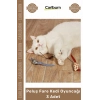 #Petshop Isırmaya Dayanıklı Kaliteli Kumaş İnteraktif Darbe Dirençli Peluş Fare Kedi Oyuncağı 3 Adet