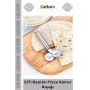 Özel Üretim Paslanmaz Çelik Profesyonel Keskin Dayanıklı Pratik Çift Başlıklı Pizza Hamur Bıçağı