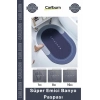 #Paspas Kaydırmaz Tabanlı Hızlı Kuruyan Mikrofiber 38x58 cm Şık Modern Süper Emici Banyo Paspası