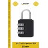 #AsmaKilit Güvenlik Çelik Gövde Koruyucu Uzun Ömürlü Dayanıklı Kaliteli Şifreli Asma Kilit 25mm