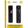 #Pil Orijinal 37 V 1200 Mah Şarj Edilebilir 18650 Turbo Model Liion Şarjlı Pillü USB Şarj Edil