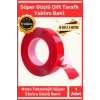 #Bant Güçlü Şeffaf Montaj Yapıştırma Meg Çift Taraflı Akrilik Silikonize Bant 18 mm x 2 metre