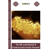 #Solar Bahçe Aydınlatma Dekoratif Solar 7m 50 Led Damla 8 Fonksiyonlu Solar Panelli Gün Işığı