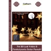 #Solar Bahçe Aydınlatma Dekoratif Solar 7m 50 Led Damla 8 Fonksiyonlu Solar Panelli Gün Işığı