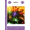 #Solar Şık Bahçe Dekorasyon Aydınlatma 7m 30 Led Yusufçuk Kuşu 8 Fonksiyonlu RGB Solar Panelli