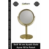 Özel Üretim Hediyelik Nişan Nikah Bebek Mevlüt Sünnet Şık 8x8 14 cm Ayaklı Gold Ayna 10lu Paket