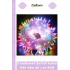 #LedIşık Dekoratif Yılbaşı Aydınlatma Renkli Işık 2 Kademeli Şeffaf Kablo Pilli 10m 60 Led RGB