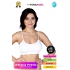 #Büstiyer Dikişsiz Seamless Kadın Esnek Yumuşak Kumaş İp Askılı Pedsiz Spor Büstiyer - 5 Adet