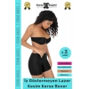 #Korse İz Göstermeyen Kaymaz Basen Toparlayıcı Şekillendiren Lazer Kesim Korse Boxer - 3 Adet