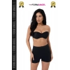 #Şort 2 Beden Küçülten Toparlayıcı Bel Sıkılaştırıcı Şekillendirici Yüksek Bel Dikişsiz Boxer Şort