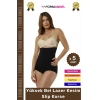 #Korse 2 Beden İncelten Lazer Kesim İz Göstermeyen Kaymaz Toparlayıcı Yüksek Bel Slip Korse - 5 Adet