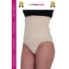 #Korse Yüksek Bel Vücut Karın Mide Şekillendirici Külot Fermuarlı Toparlayıcı Slip Korse - 3 Adet