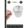 #Süzgeç Mikro Filtre Ergonomik Kupa Demlik İnce Gözenekli Paslanmaz Çelik Çay Kahve Süzgeci