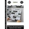 Özel Üretim 30x30 Mutfak Banyo Panel Tuğla 3D Mermer Görünümlü Kendinden Yapışkanlı Duvar Sticker