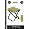 #Tabure Portatif Hafif Kamp Piknik Balıkçı Dayanıklı Metal İskeletli Katlanabilir Çanta Tabure