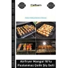 #ŞişSeti Kaliteli Fırın Izgara Kamp Kebap Airfryer Mangal 10lu Paslanmaz Çelik Şiş Seti 20 cm