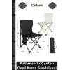#KampSandalyesi Konforlu Ergonomik Metal Profil Oxford Kumaş Katlanabilir Çantalı Cepli Kamp Sandalyesi