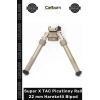 #Bipod Taktik Sağlam Alüminyum Katlanır Super X TAC Picatinny Rail 22 mm Hareketli Bipod