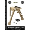 #Bipod Profesyonel Atış Destek Aparatı Ayarlanabilir Üstün Metal Alaşım Yaylı Bipod Çatalayak