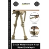 #Bipod Profesyonel Atış Destek Aparatı Ayarlanabilir Üstün Metal Alaşım Yaylı Bipod Çatalayak