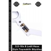 #Büyüteç Işıklı Usb Şarj Edilebilir Katlanabilir 3.5-10x 8 Ledli Masa Elçin Taşınabilir Büyüteç