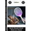 #Raket UV Mor Işık 5W Güçlü USB Şarjlı Sivrisinek Kovucu Taşınabilir Şarjlı Standlı Sinek Öldürücü Raket