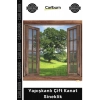 #ÇiftKanat 130x150 cm Pratik Kolay Montaj Pencere Kapı Tül Koruyucu Yapışkanlı Çift Kanat Sineklik