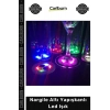 #Nargile Renkli 3 Modlu Atmosferik Dekoratif Nargile Aksesuar Nargile Altı Yapışkanlı Led Işık
