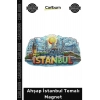 #Magnet Hediyelik Dekoratif Buzdolabı Hatıra Katmanlı Boyutlu Şehir Ahşap İstanbul Temalı Magnet