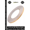 #Bant Dekoratif Kendinden Yapışkanlı Karo Zemin Duvar Süsü 05 cm 50 Metre Gold Fayans Arası Şerit Bant