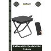 #Tabure Kamp Piknik Balıkçı Taburesi Portatif Sağlam Hafif Katlanabilir Çantalı Mini Tabure