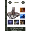 #KafaLambası Şarjlı Led Avcı Kamp Madenci Su Geçirmez Zoomlu Yüksek 150W Ultra Güçlü Kafa Lambası